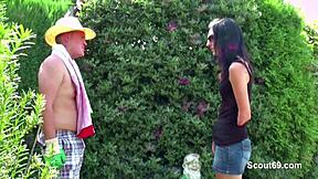 I fuked my step-daughter in the gardn for money.