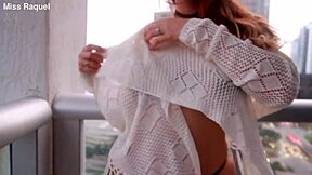 Big Booty Latina Miss Raquel Dances Seductively For The Camera, Shaking Her Ass