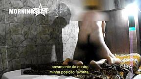 Katie kush deepthroats zac wilds monster cock in pantyhose