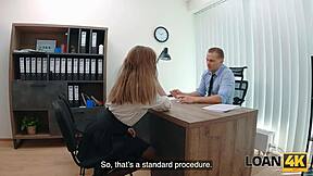 Loan4k Office Table Fuck With Perfect Babe Una Fairy And Her Hot Natural Body