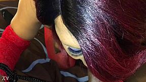 dana vespoli, the horny big tits milf, enjoys sloppy blowjob and facial