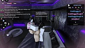 why is fucking that cute femboy on roblox so rough and intense?