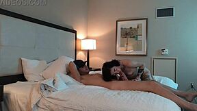 Super bad pawg sucks big cock deep in bedroom