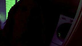 Pornstar Sarah Jessie Gives A Bj In The Bathroom