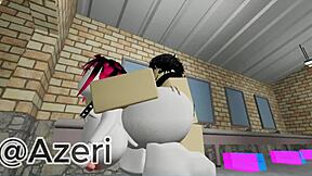 Fucking friend in public bathroom with big ass and monster cock.