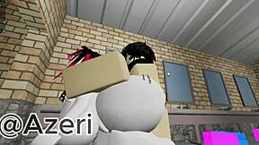 Fucking friend in public bathroom with big ass and monster cock.