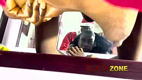 Lovely Moment with Father Christmas Santa