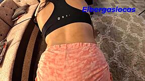 FOUND MY BEST FRIEND DOING YOGA, COULDN'T RESIST HER INCREDIBLE BODY, GAVE IN TO FUCK HER!