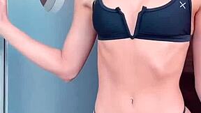 boutinela in all black bikini dancing in club compilation