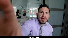 i got my tight slits pounded in this sexy interracial threesome