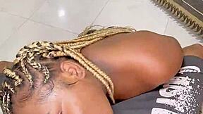 Ebony Stepsister Craves That Big Black Cock!