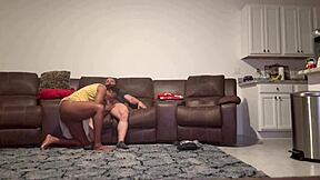 me and tony fucking doggystyle, bent over her natural tits and ass