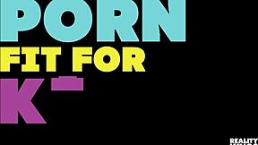 Nympho Stepdaughter Braylin Bailey Gets Strap-On Fucked By Richelle Ryan