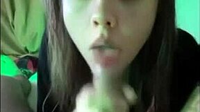 girl teases and sucks dick in forest