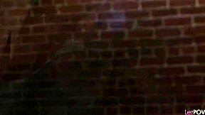 A car shoot turned into INTERRACIAL LESBIAN FINGERING madness