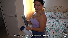 Paula Colombian Big Ass In First Porn Casting