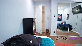 Young tension turns stepmom into freak with pussy fucking and blowjob.