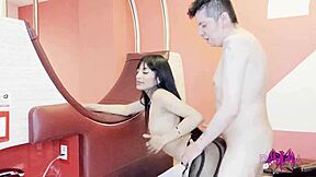 Debut divina perversion with muff diving and riding in fishnets