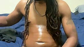 Couple Plays with Big Black Cock Toys