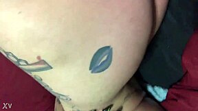 Babe fingers pussy hard, gaping anal!