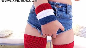 so, joseline kelly, this cute 19 yo, nails a huge cock pov blowjob and swallows.