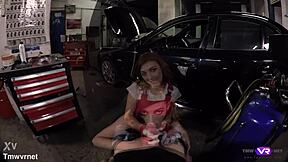Tera Link As Hot Car Mechanic Offers POV Blowjob And Sex Services
