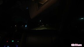 Hitchhiking Slut Orgasms on Fat Cock Ride