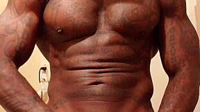 hallelujah johnson worshiping big black hairy cock, love that black dick?