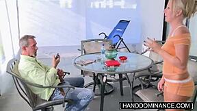 Did Blondie Jerk Off Her Step-Dad's Big Cock?