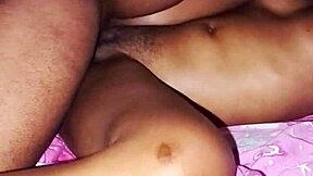 this african black teen loves hard morning fucks in missionary position, quick and intense.