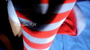 santa claus cums in wet pussy of stepsister on christmas