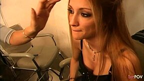 A car shoot turned into INTERRACIAL LESBIAN FINGERING madness