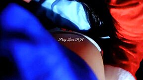 santa claus cums in wet pussy of stepsister on christmas