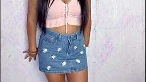 sol loves wearing miniskirts and high heels