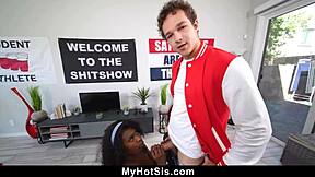 stepbrother forces stepsis to share her body!