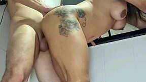 My chubby blonde employee serves me perfectly