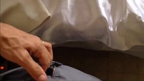 Check out this French blonde's doggystyle fuck in lingerie!