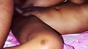 this african black teen loves hard morning fucks in missionary position, quick and intense.