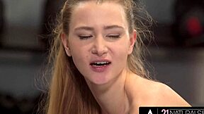 In this 21 Naturals scene cute redhead Ivi Rein has her tight ass stretched before deep anal sex