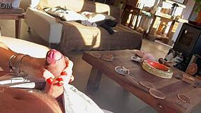 Cat Bate Punheta Até Gozar – Cum In Mouth Action