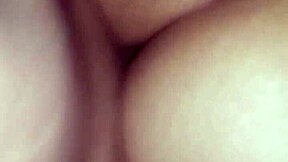 Wife in stockings bent over for doggystyle