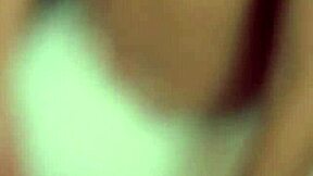 blonde beauty teases with stylish oral on her man