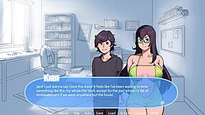 Happy puppies in snow