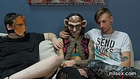 Nasty cutie brought to BUTT HOLE nuthouse for therapy.