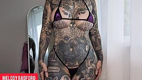 melody radford tries on micro bikini and gets fucked softly