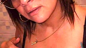 Stepmom catches me masturbating with her panties and sucks me off