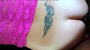 that hot milf's big tight ass getting anal fucked and creampied deep