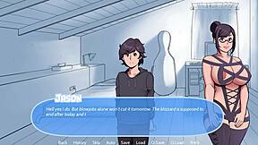 Šťastné šteniatka v snehu