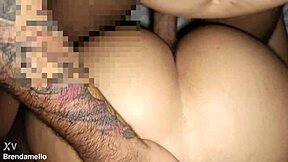 Brazilian Novinha Girlfriend Can't Hold Back Moans During POV Sex With Friend