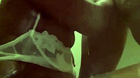 Ebony girl sucks big cock